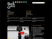Tablet Screenshot of barkco.com